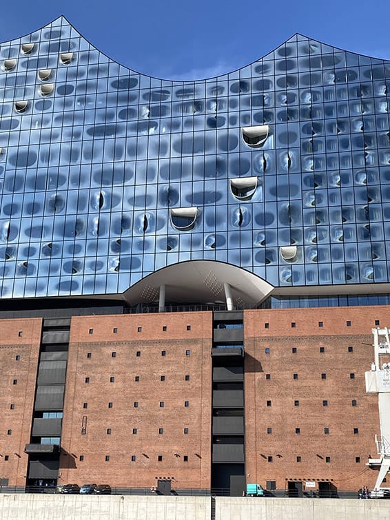 The Elbphilharmonie in Hamburg, Germany.